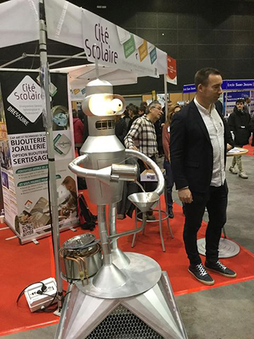 Cofem 2020 Bender Robot-Mascotte UFA Vinci